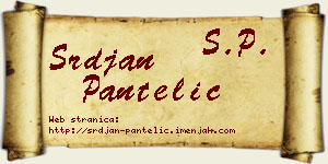 Srđan Pantelić vizit kartica